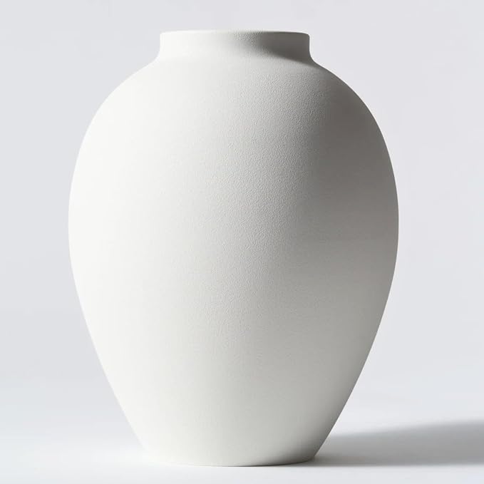 White Vase for Home Decor by RyddeligHome-AestheticHomeDecor