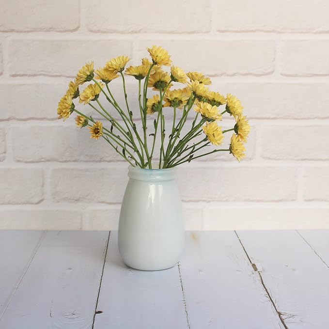 YANLING 6 Pack White Vase for Decor Small Ceramic Vase for Flowers | Bud Vases - Image 7