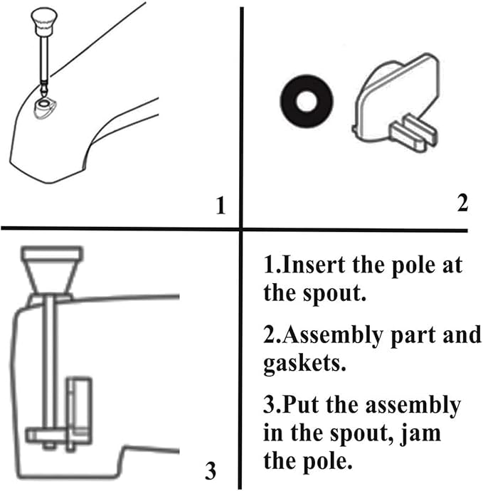 3 Pcs 101237 Cup Seal & Diverter Gate - Image 4