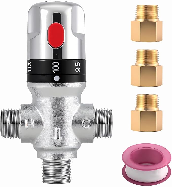 TreMax Thermostatic Mixing Valve, Shower Water Mixing Valve, by Tremax