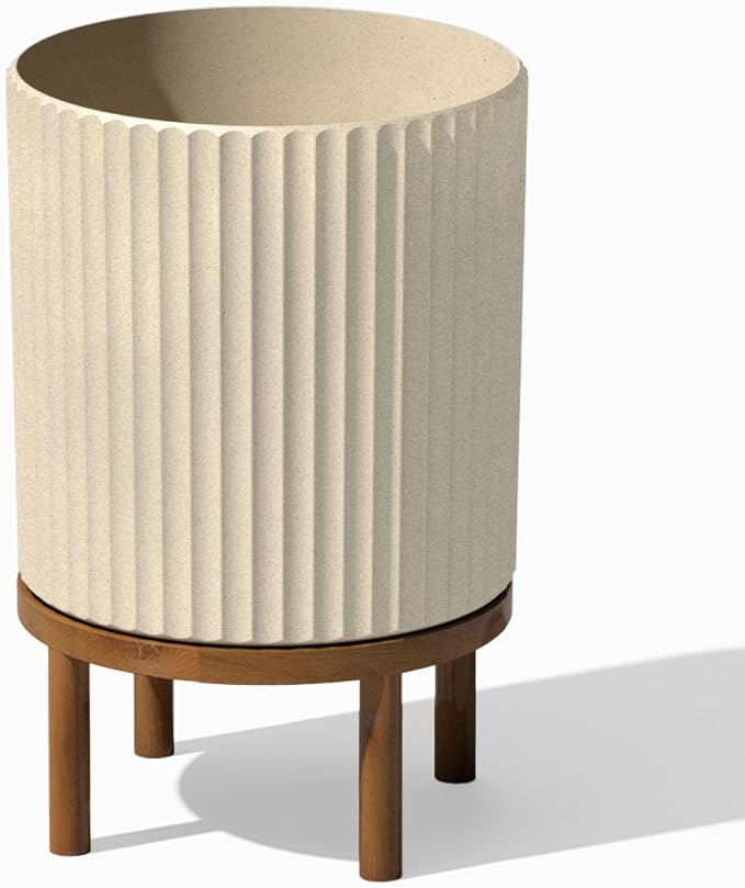 Veradek Demi Series Round Planter w/ Stand by VeradekOutdoor