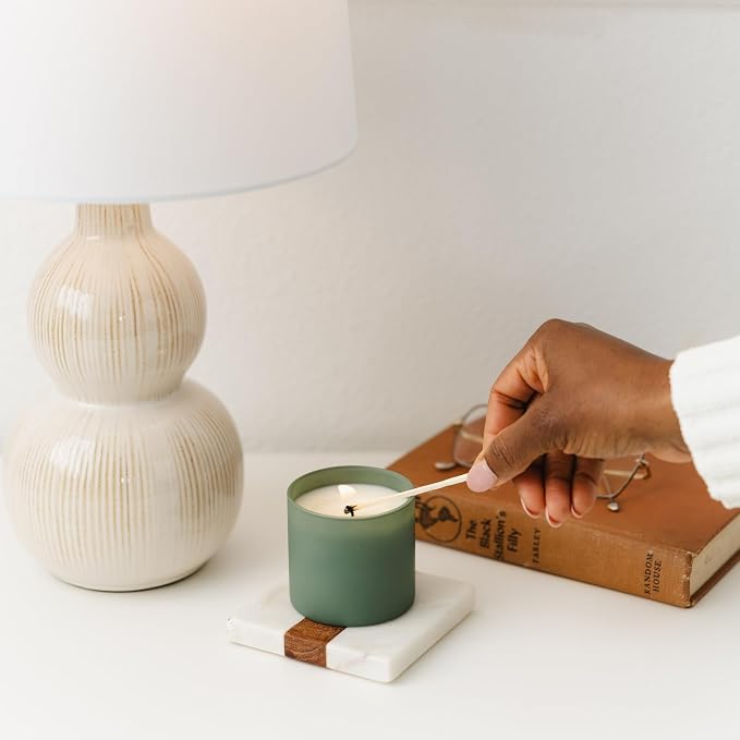 Dignity Series Evergreen & Eucalyptus Bourbon Scented Candle | 35 Hour Burn - Image 6