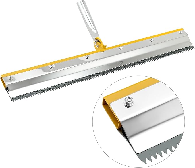 QWORK Self-Leveling Cement Tool Kit, Mortar & Floor Leveling - Image 5