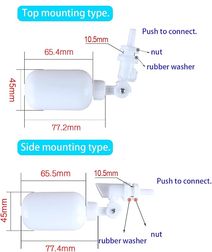 NSF Certified 1/4" O.D. Push to Connect Fittings - Image 4