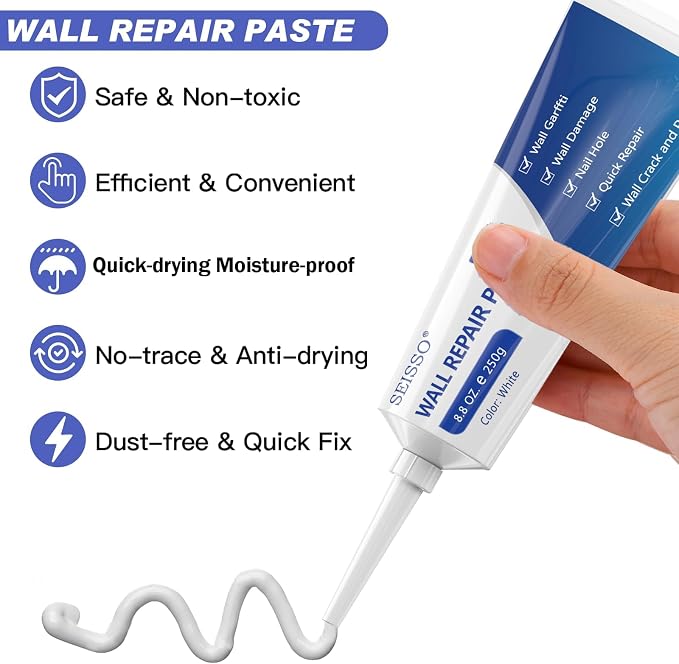 Wall Repair Paste Kit, 2x250g Wall Mending Agent - Image 4