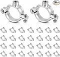 30 Pack 1-1/2 in. Hinged Split Ring Pipe Hanger, Tubing and Industrial Vintage by Unknown