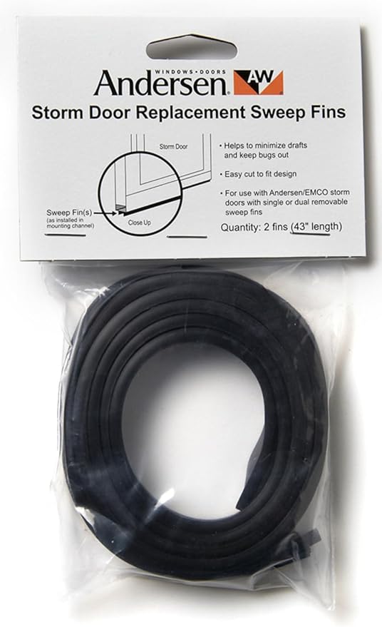 Andersen Storm Door Botton Sweep Fin Weatherstrip by Andersen