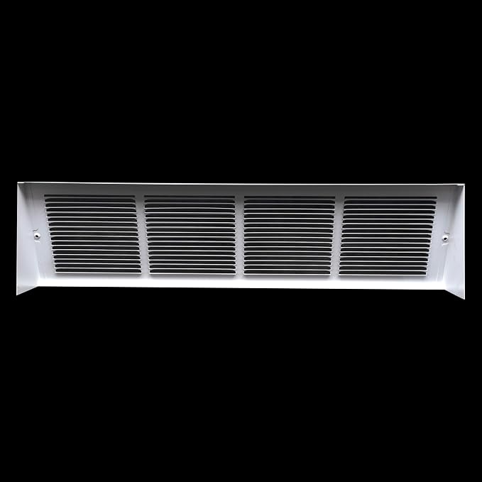 Fits 24x6 Duct Opening | Steel Triangular Baseboard Return Air Grille by Handua - Image 4