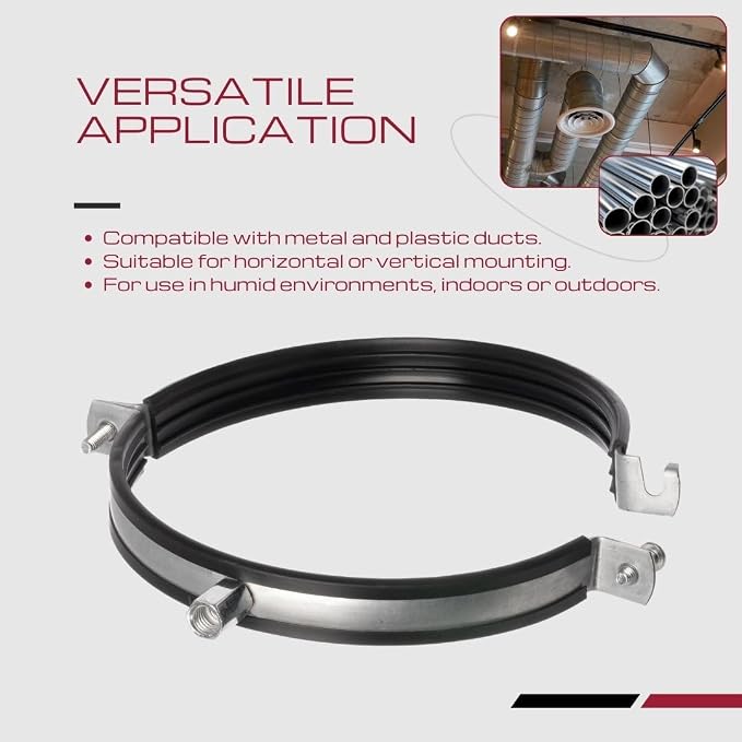 6 Inch Pipe Clamp Pack of 5 - Image 4