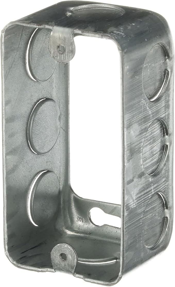 593611/2 4" x 2-1/8" Utility Box Exension Ring, One Gang, 1-7/8" Deep, 1/2" - Image 2