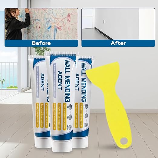Wall Repair Cream, Wall Paste for Cracks and Holes，2Pcs | Wall Mending Agent - Image 8