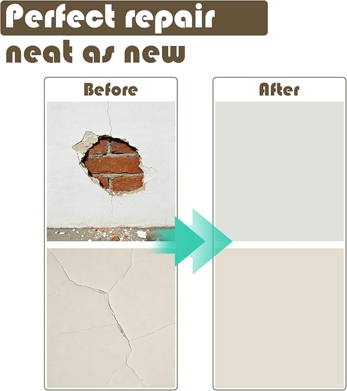 Drywall Repair Kit, 12x12in Self-Adhesive Patch - Image 5