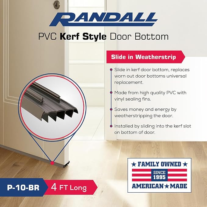 PVC Slide in Kerf Style Door Bottom - Image 2