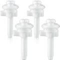 Jetec 2 Pack Toilet Seat Screws Kit, Plastic Bolts Nuts & Washers by Jetec