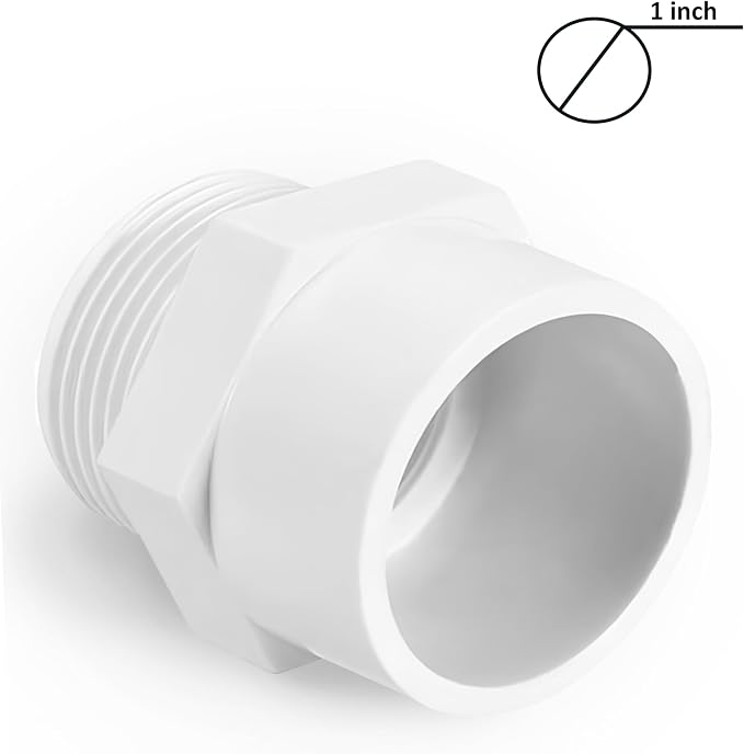 1 Inch PVC Male Adapter Pipe Fitting - Image 2