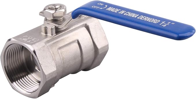 DERNORD Stainless Steel Ball Valve 1PC Type NPT Standard Port - Image 2