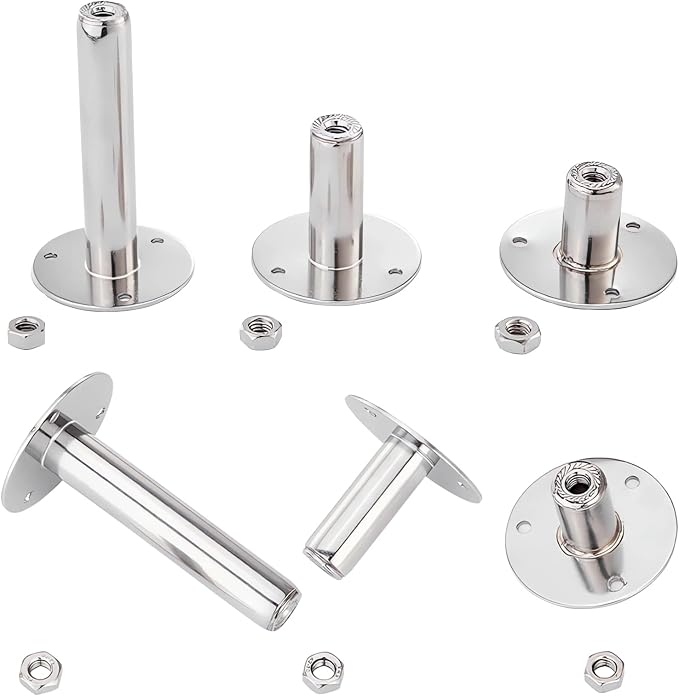 2PCS wall Mount Ceiling Mount Pipe 304 Stainless Steel Pipe Supports Pipe - Image 8