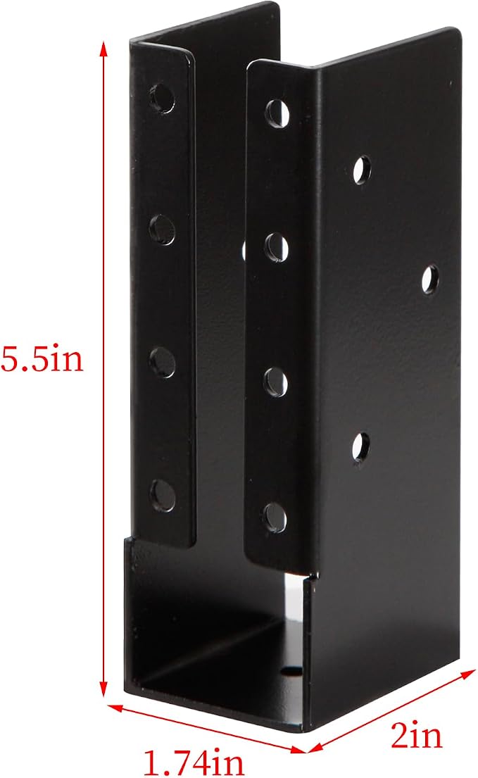 Gawicpy Concealed Joist Hangers, Outdoor Trim Concealed Flanges, - Image 2