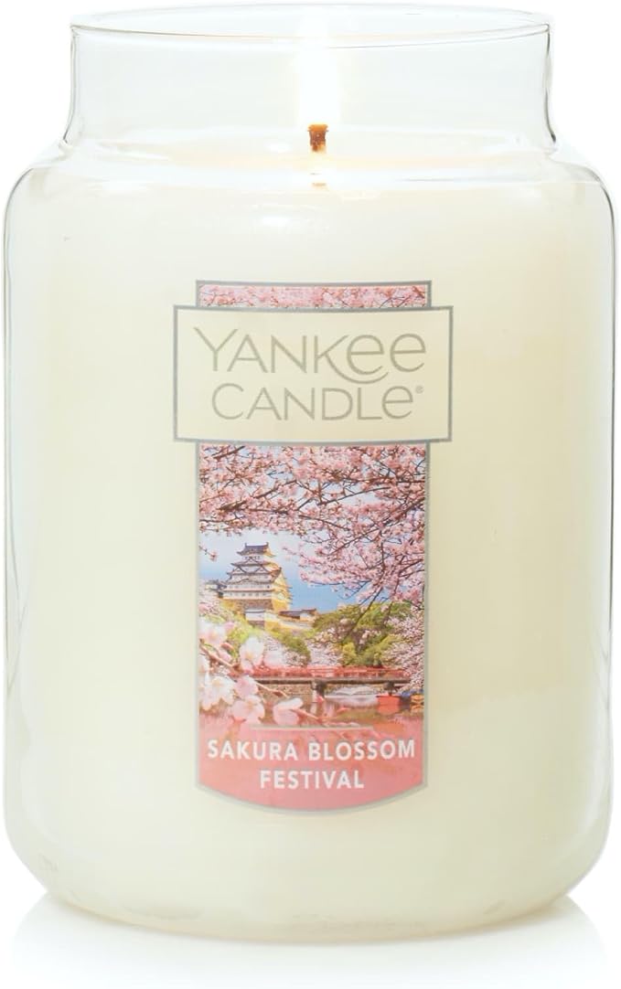 Yankee Candle Sakura Blossom Festival Large Jar Candle White Rose - Image 2