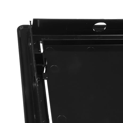 8" x 10" Black ABS Plastic Plumbing Access Panel - Image 6
