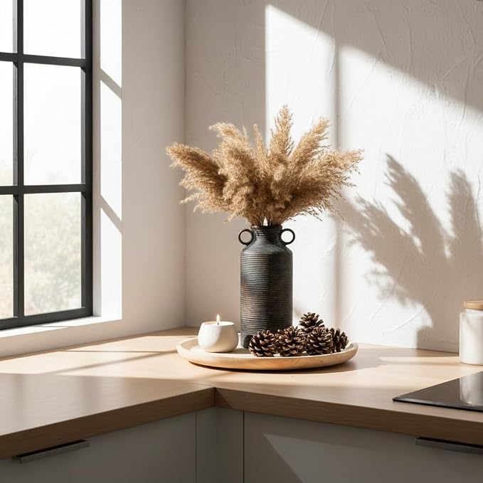 Vaseking Ceramic Rustic Vase - Image 9