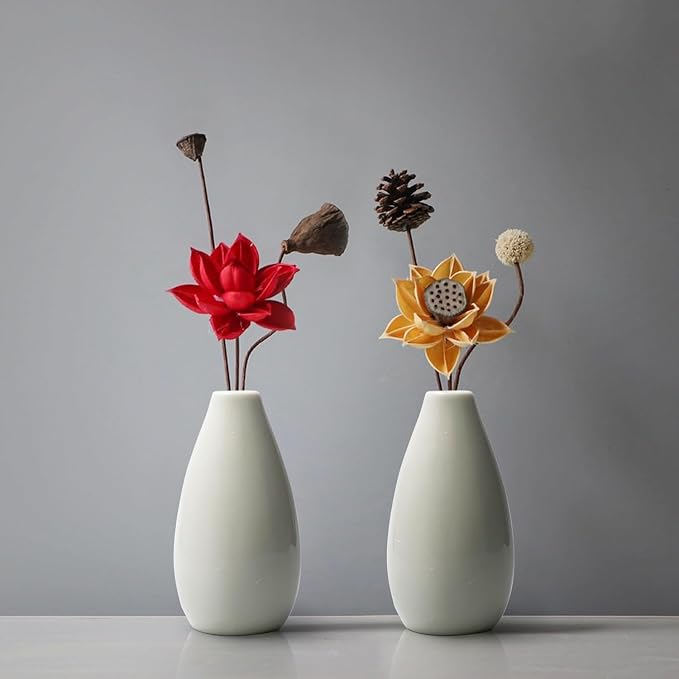 Modern Small Flower Vases 8 Pack - Image 7
