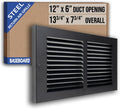 Fits 12x6 Duct Opening | Steel Baseboard Return Air Grille by Handua | Vent by Handua