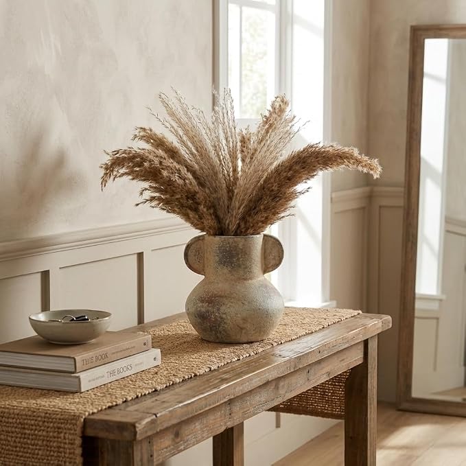 Emotionally Grounded Vase, Vaseking Ceramic Rustic Vase - Image 7