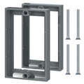 ABS 1/2 Inch Outlet Box Extender, Single Gang, 2 Pack | Single Gang Outlet Box by Unknown