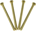 4PCS Door Hinge Pins 3.5 Inch Interior Wood Door Butt Hinges Rounded Corner by Maxmoral