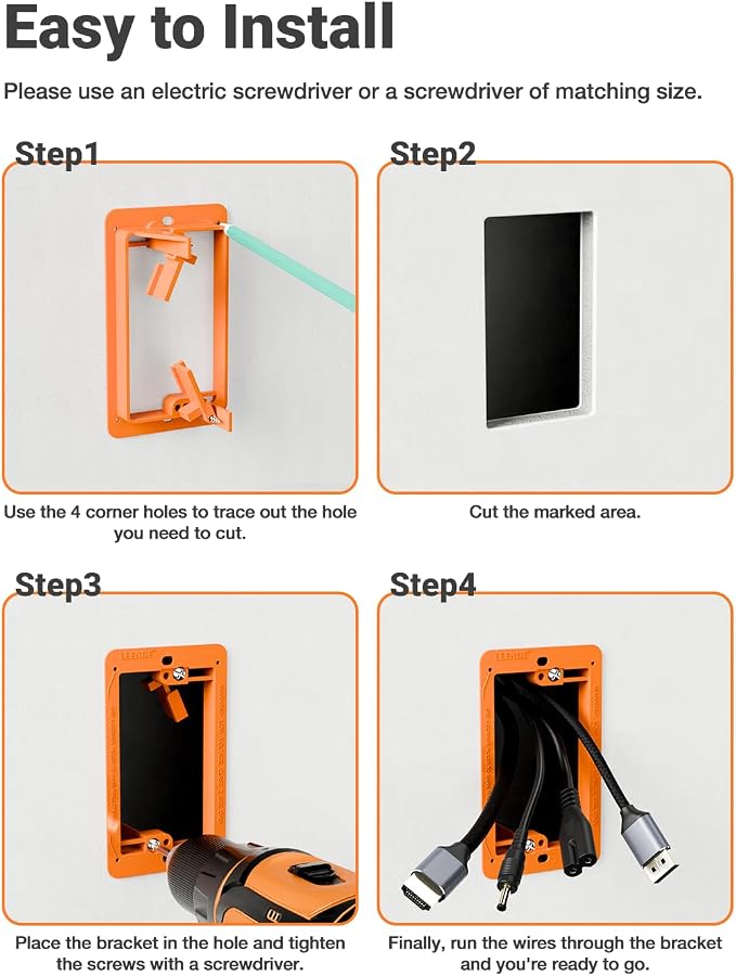6 Pcs Low Voltage Mounting Bracket - Image 4