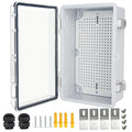 Electrical Junction Box, IP67 Waterproof Outdoor Box ABS Plastic Enclosure by Qukipet