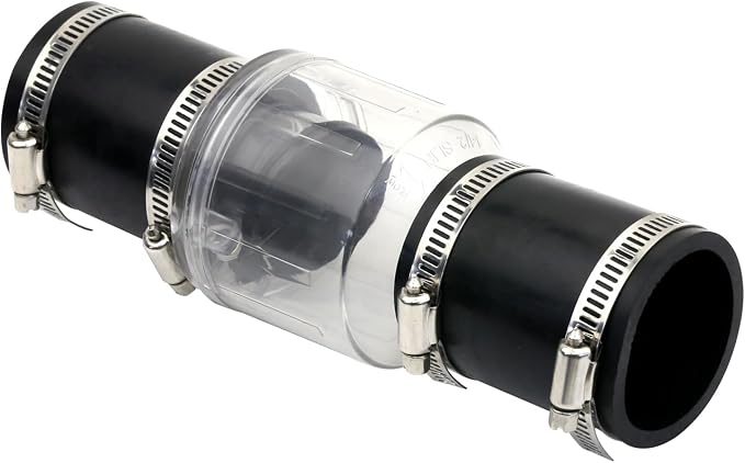 2 Inch Sump Pump Check Valve for Condensate and Sewage Pipes, Silent Check - Image 3