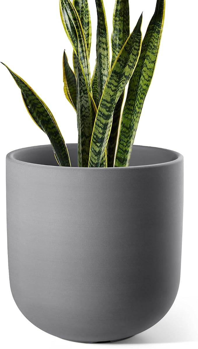 LE TAUCI 10 Inch Plant Pot, Ceramic Pots - Image 7