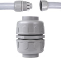 NPT 1 Double Conduit Liquid-Tight Connector Straight | Extend Repair Conduit by Aandxmok