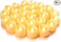 Homemory 24-Pack Flameless Tea Lights Candles Battery Operated, 200+ Hours | by Homemory