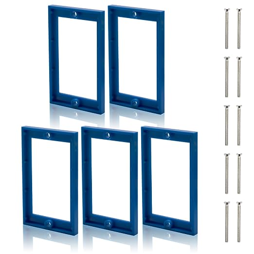 HXH Single Gang Receptacle Outlet Box Extender, 1/4 Inch, 5 Pack | by HUIXHAO