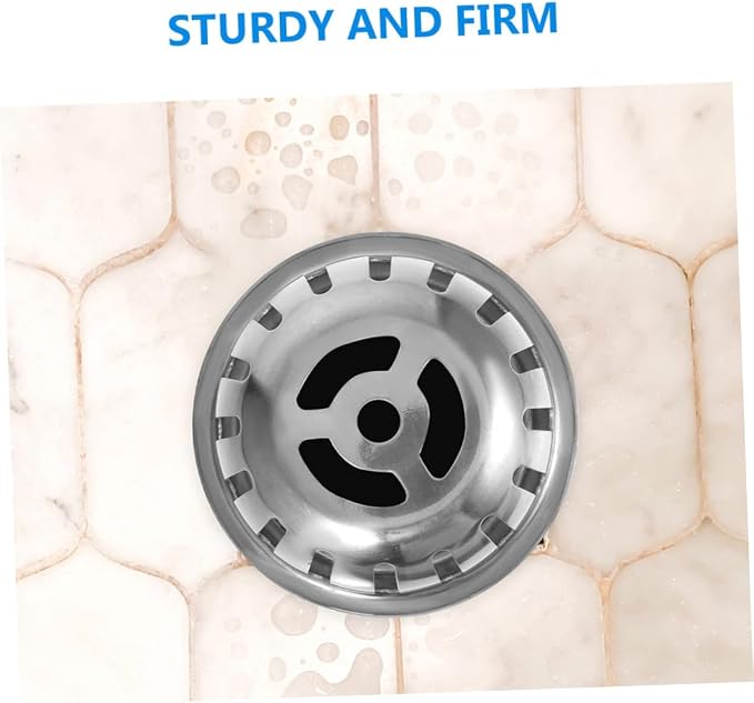 Generic 2pcs Stainless Steel Round Floor Drain Strainer - Image 3