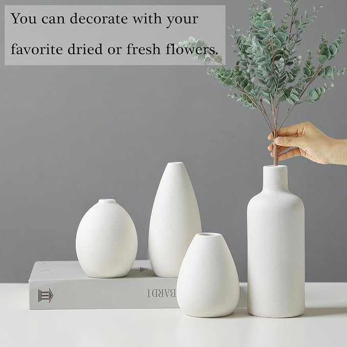 CEMABT White Ceramic Vase Set - Image 4