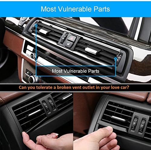 Jaronx Compatible with BMW 5 Series F10/F11 Air Vent, Upgraded Front AC Vent - Image 2