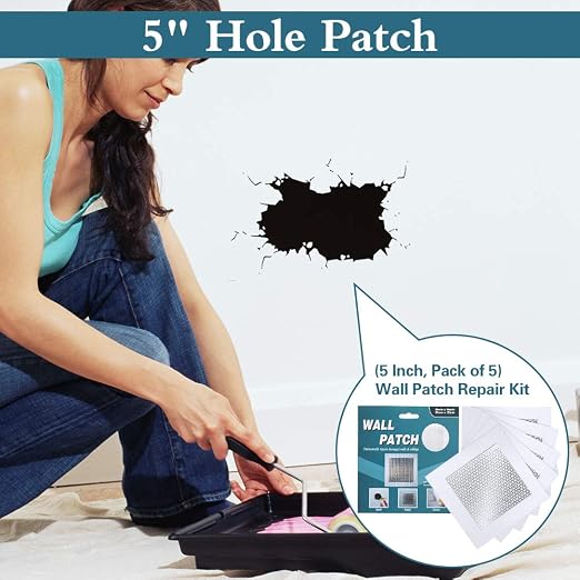 5'' by 5'' Drywall Patch Kit, Large Hole Patch - Image 6