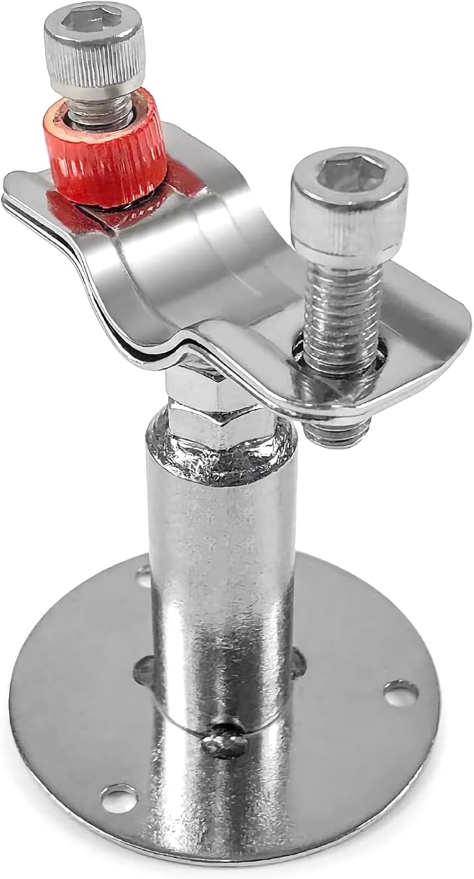QWORK Adjustable Stainless Steel Pipe Support Bracket Kit - Image 4