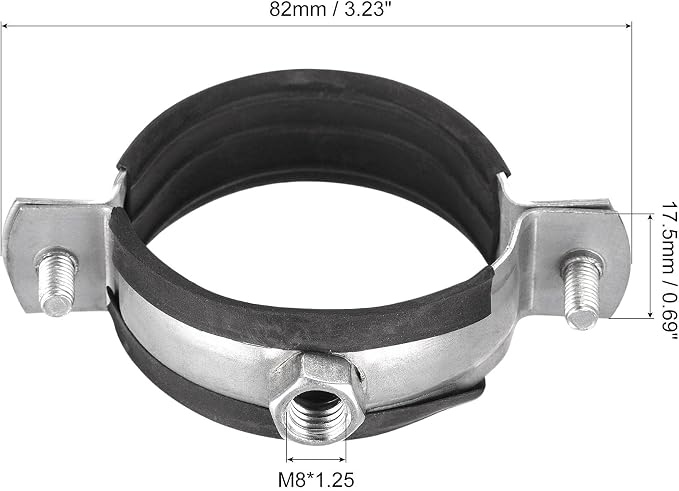 uxcell Adjustable Pipe Bracket Clamp - Image 2
