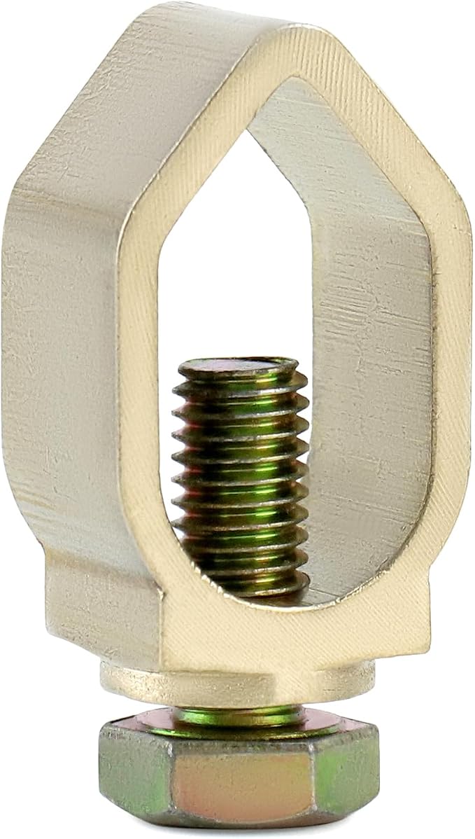 QWORK Direct Burial Ground Rod Clamp, 10 Pack 5/8" Diameter Copper Mechanical - Image 5