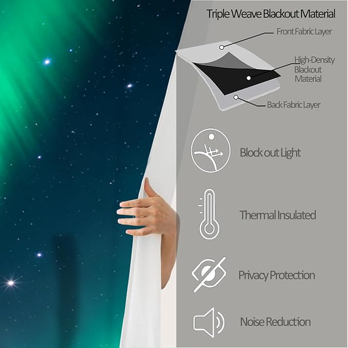 Aurora Starry Sky Curtains - Image 5