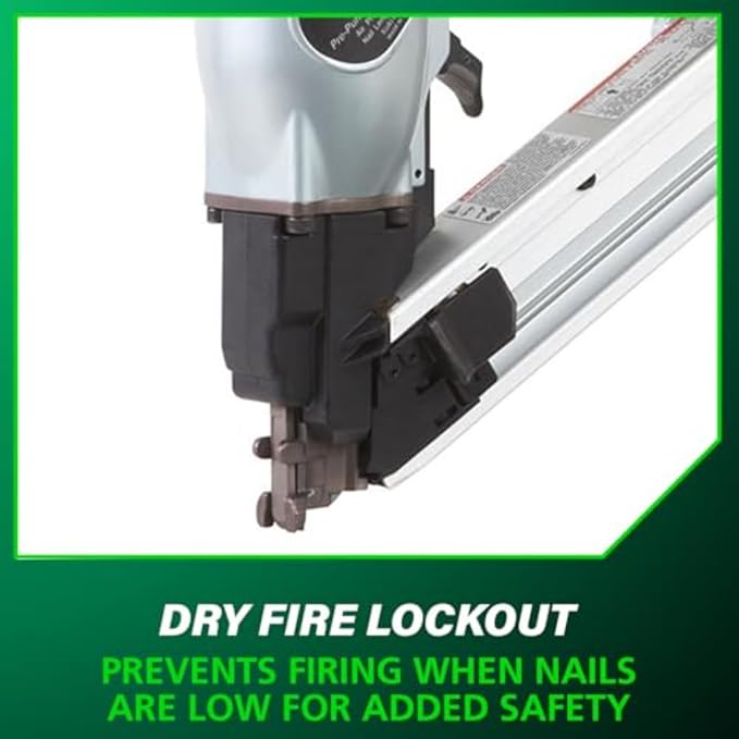 Metabo HPT Strap-Tite Strip Nailer, Pro-Preferred Pneumatic Power Nailers - Image 9