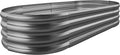 Land Guard 8×4×1 ft Galvanized Raised Garden Bed Kit，Raised Garden Boxes Outdoor by LandGuard
