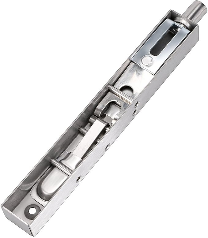 Sumnacon 2 Pcs Door Flush Bolts 6 Inch Flush Bolt - Image 6