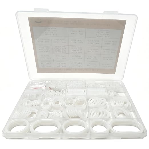 1030PCS Silicone Rubber O-Ring Assortment Kit in 31 Sizes | High Temp & Flexible by HTJZWG