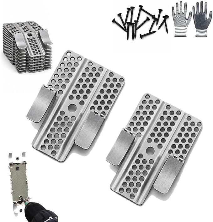 Drywall Repair Clips Kit, Easy Install Stainless Steel Wall Patch by Unknown